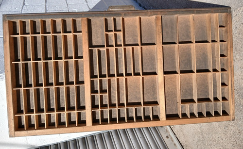 Vintage printers type drawer - vintage,